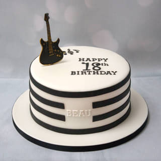 Guitarist Theme Cake