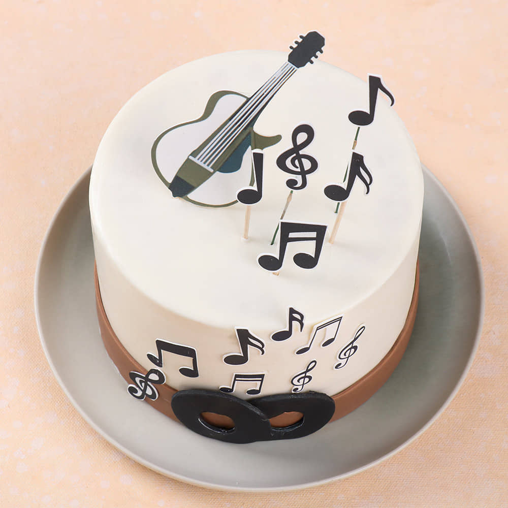 Guitars N Records Cake