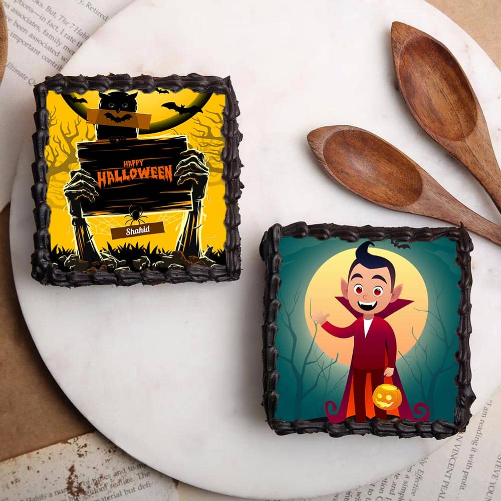 Halloween Chocolate Brownies