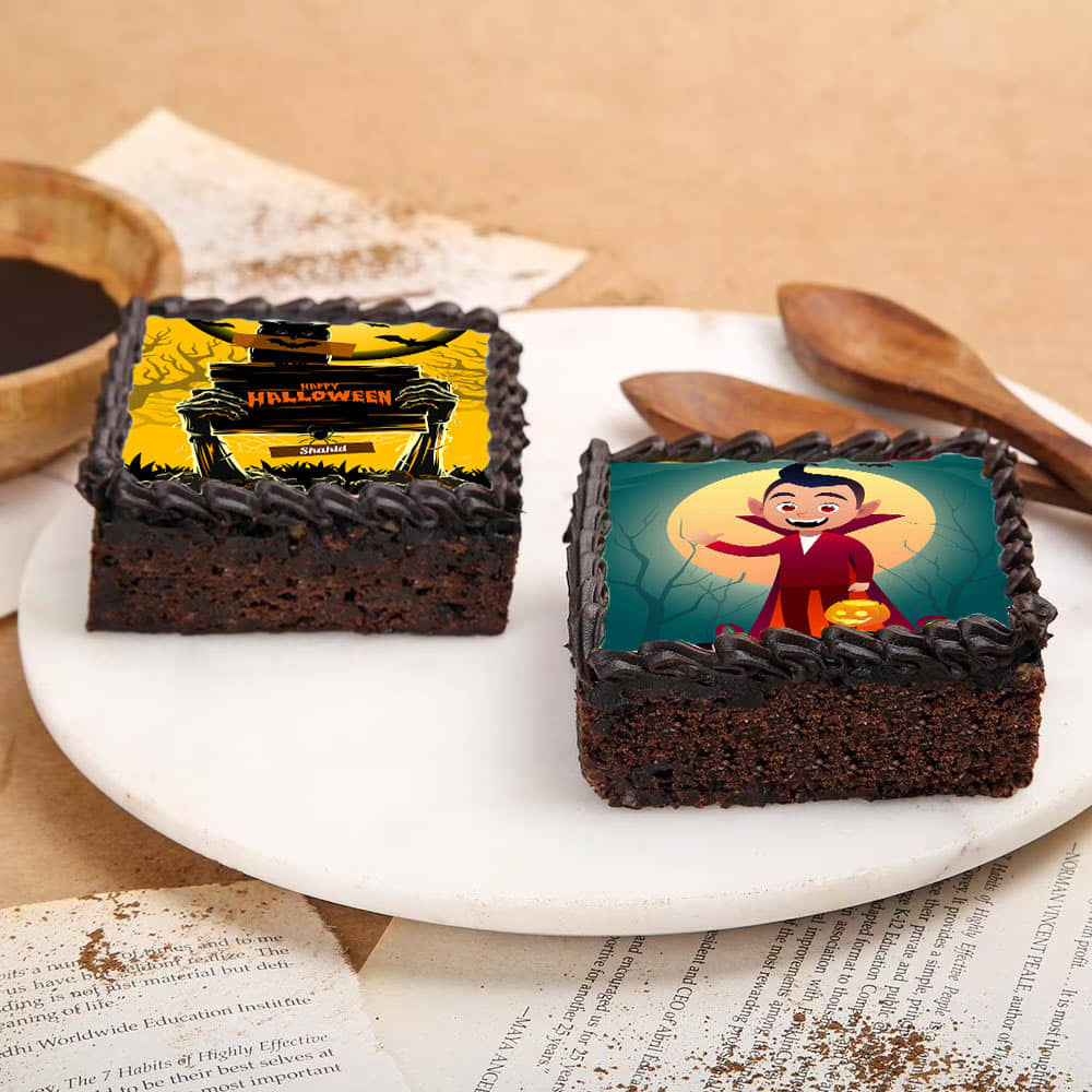 Halloween Chocolate Brownies