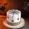 Halloween Spider Web Pineapple Cake