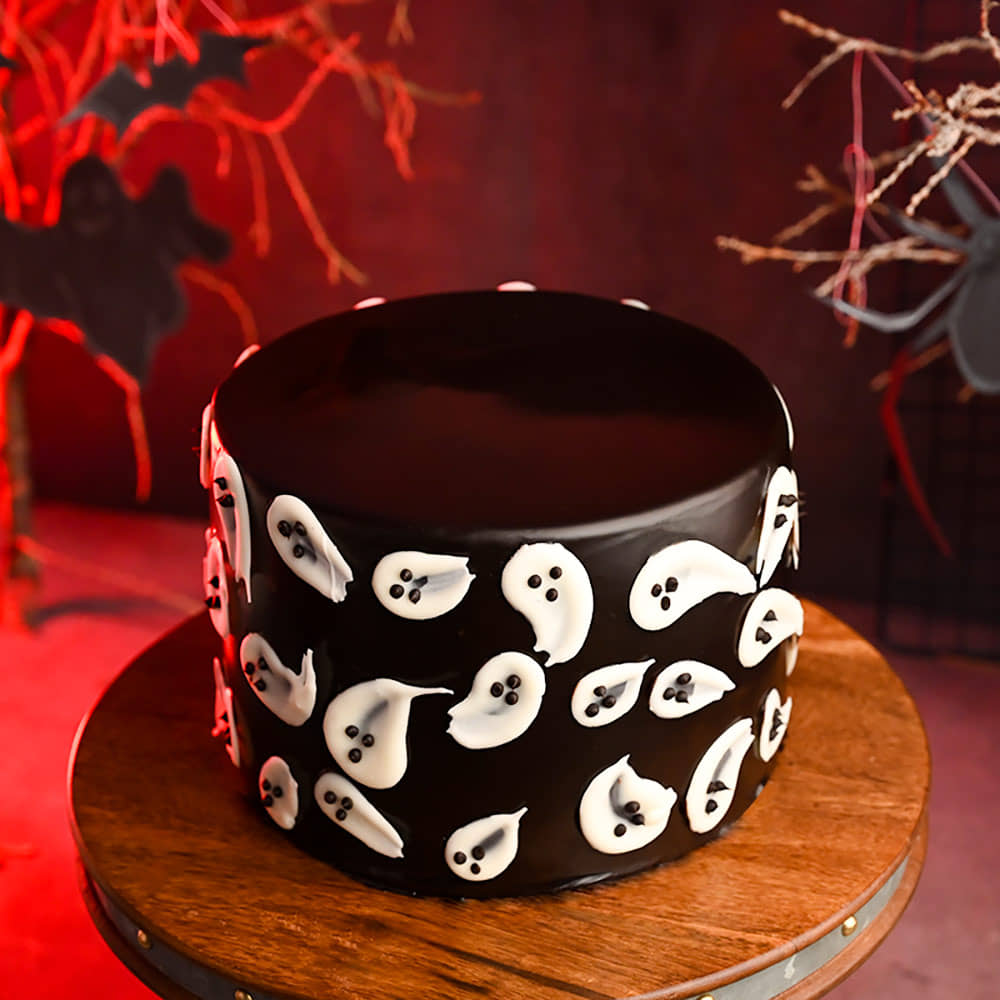 Halloween Spooktacular Truffle Cake