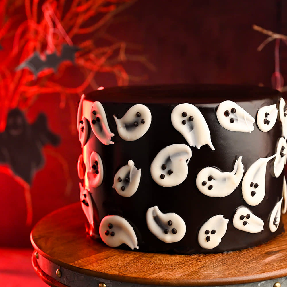 Halloween Spooktacular Truffle Cake