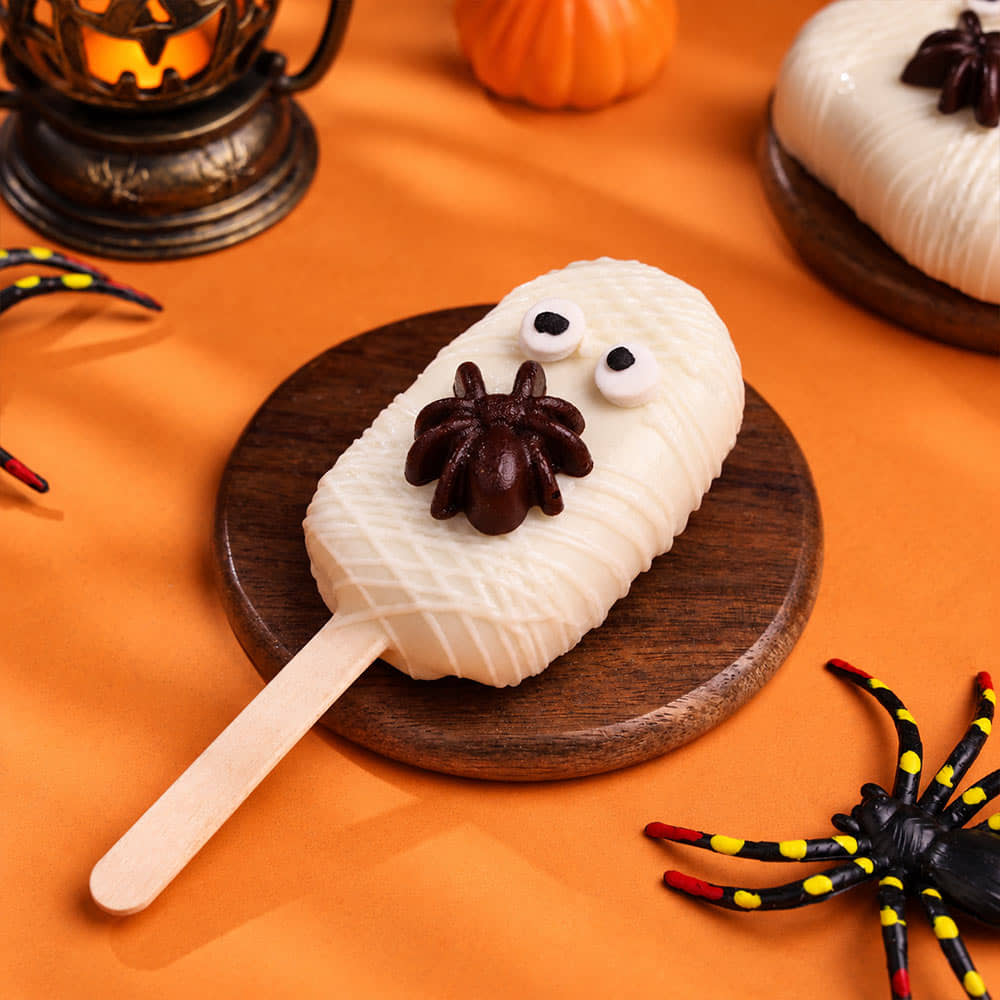 Halloween White Choco Popsicle Halloween White Choco Popsicle