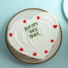 Happy One Year Heart Pineapple Cake