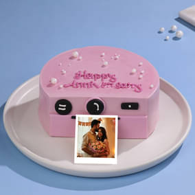 Happy Anniversary Polaroid Cake Happy Anniversary Polaroid Cake