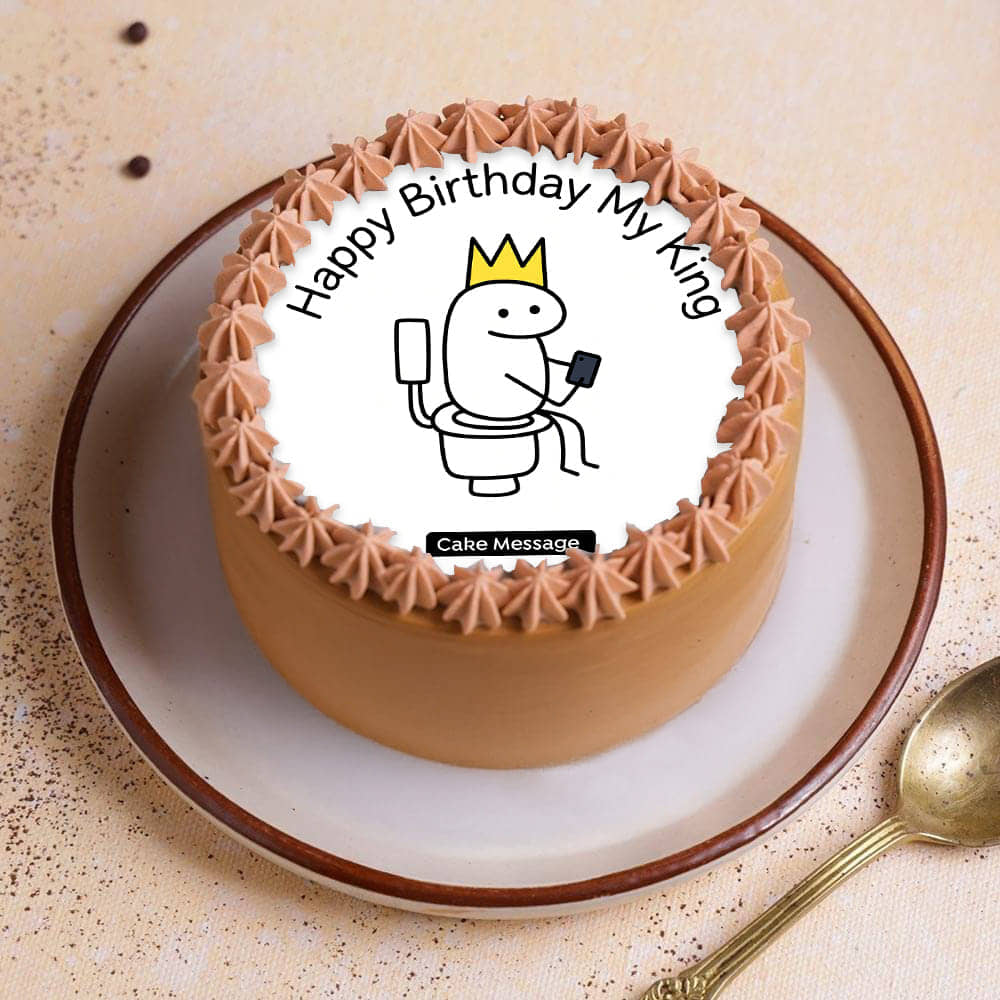 Happy Birthday King Bento Cake