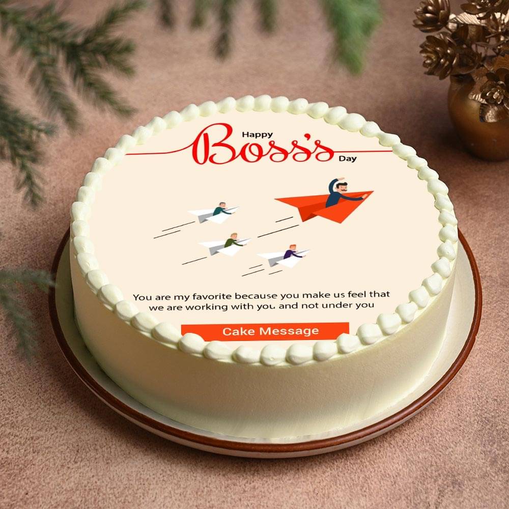 Happy Boss Day Cake