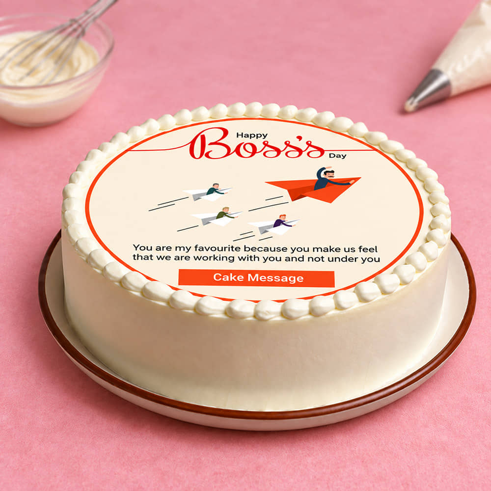 Happy Boss Day Cake