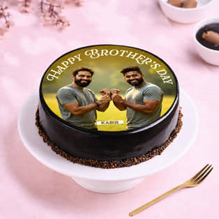 Happy Brothers Day Photo Cake Happy Brothers Day Photo Cake