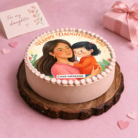 Happy Daughters Day Cake Happy Daughters Day Cake