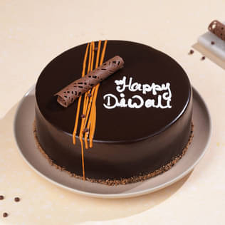 Happy Diwali Chocolate Cake