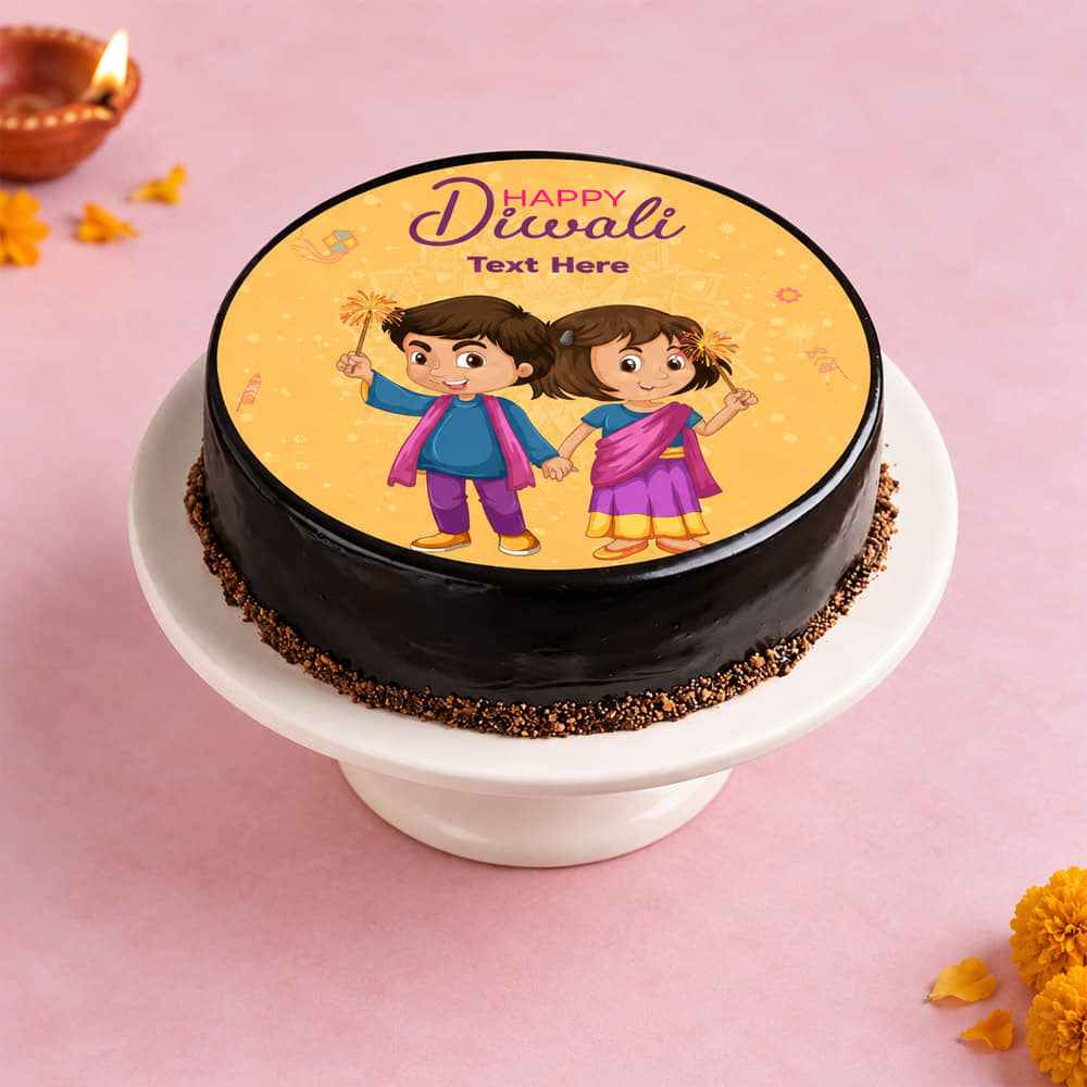 Happy Diwali Poster Cake