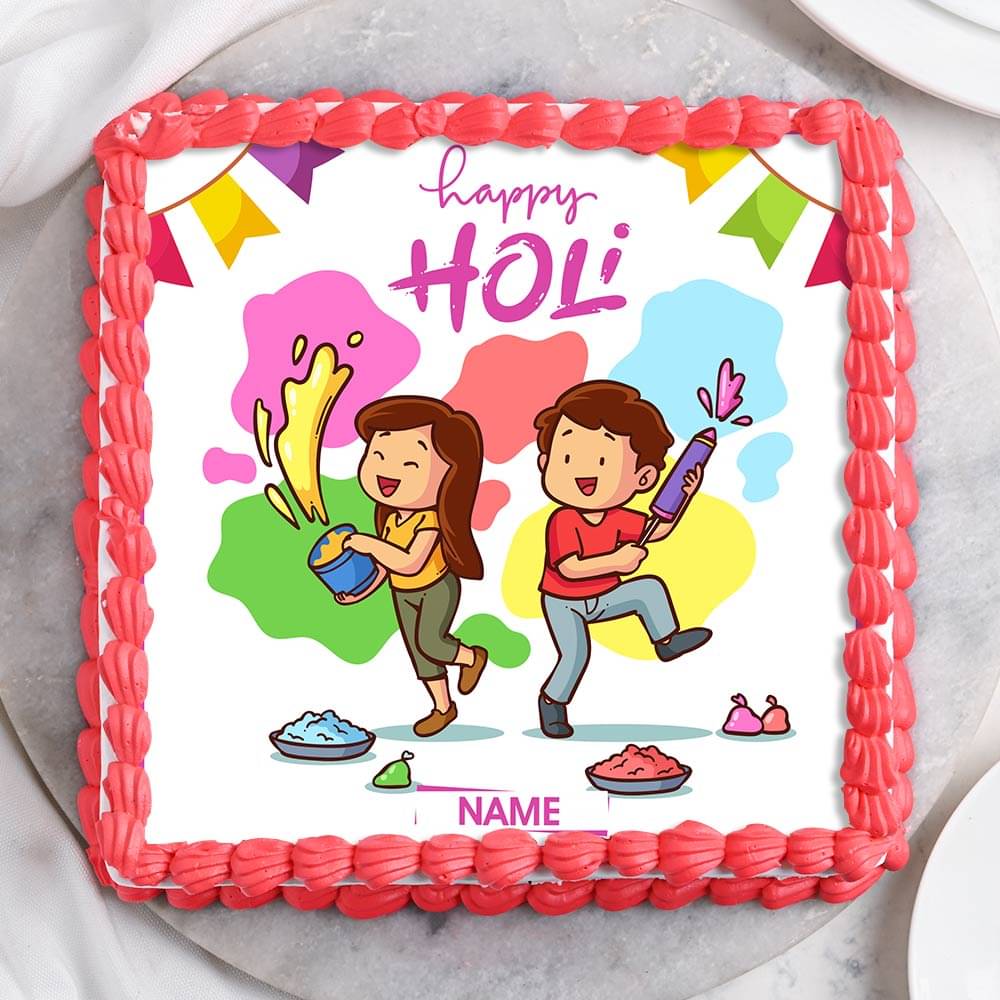 Colorful Holi Cake – Order My Gift(OMG)