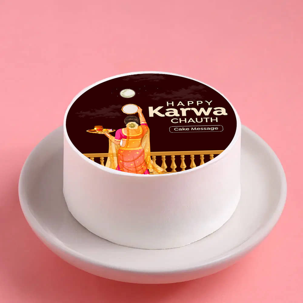 Happy Karwa Chauth Bento Cake