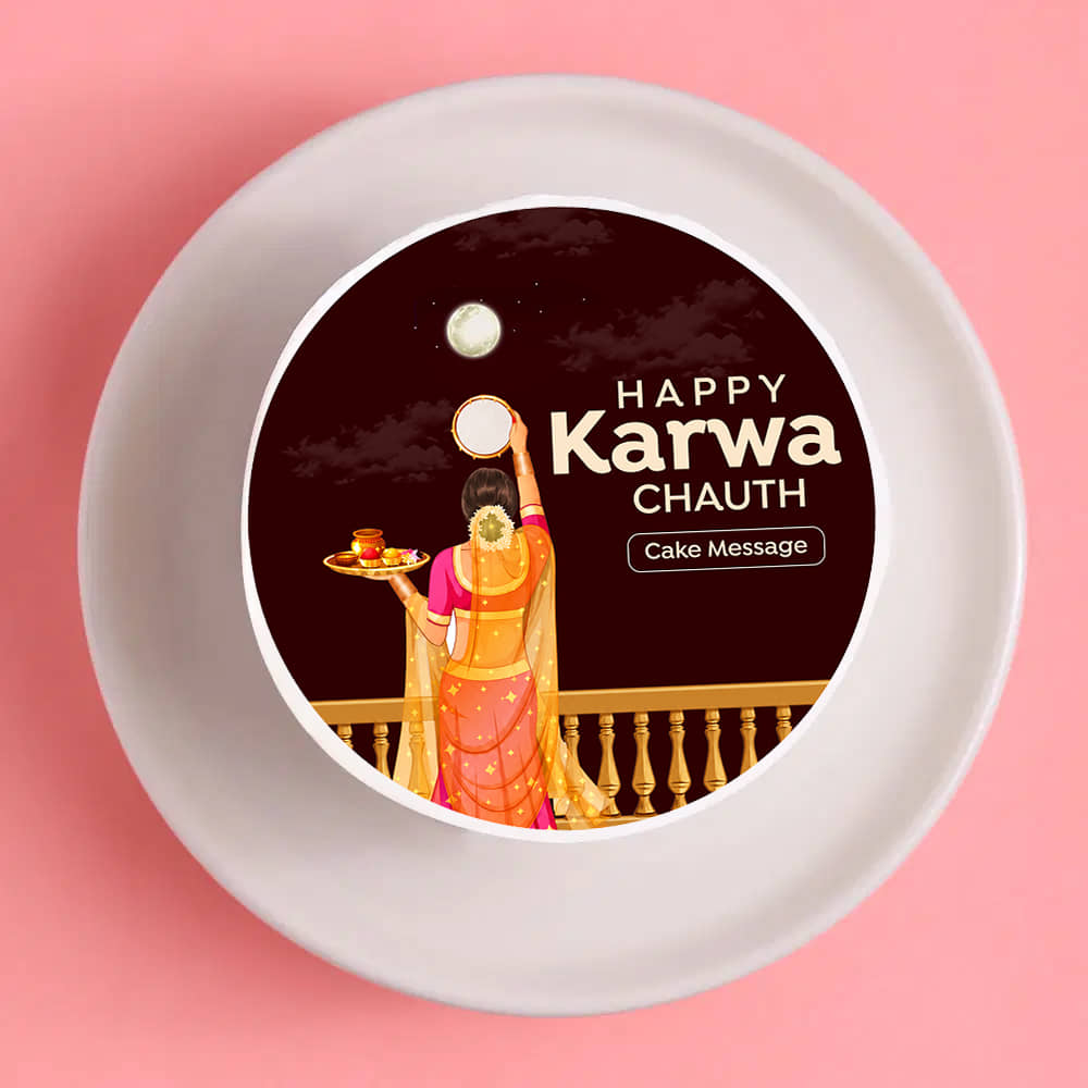 Happy Karwa Chauth Bento Cake