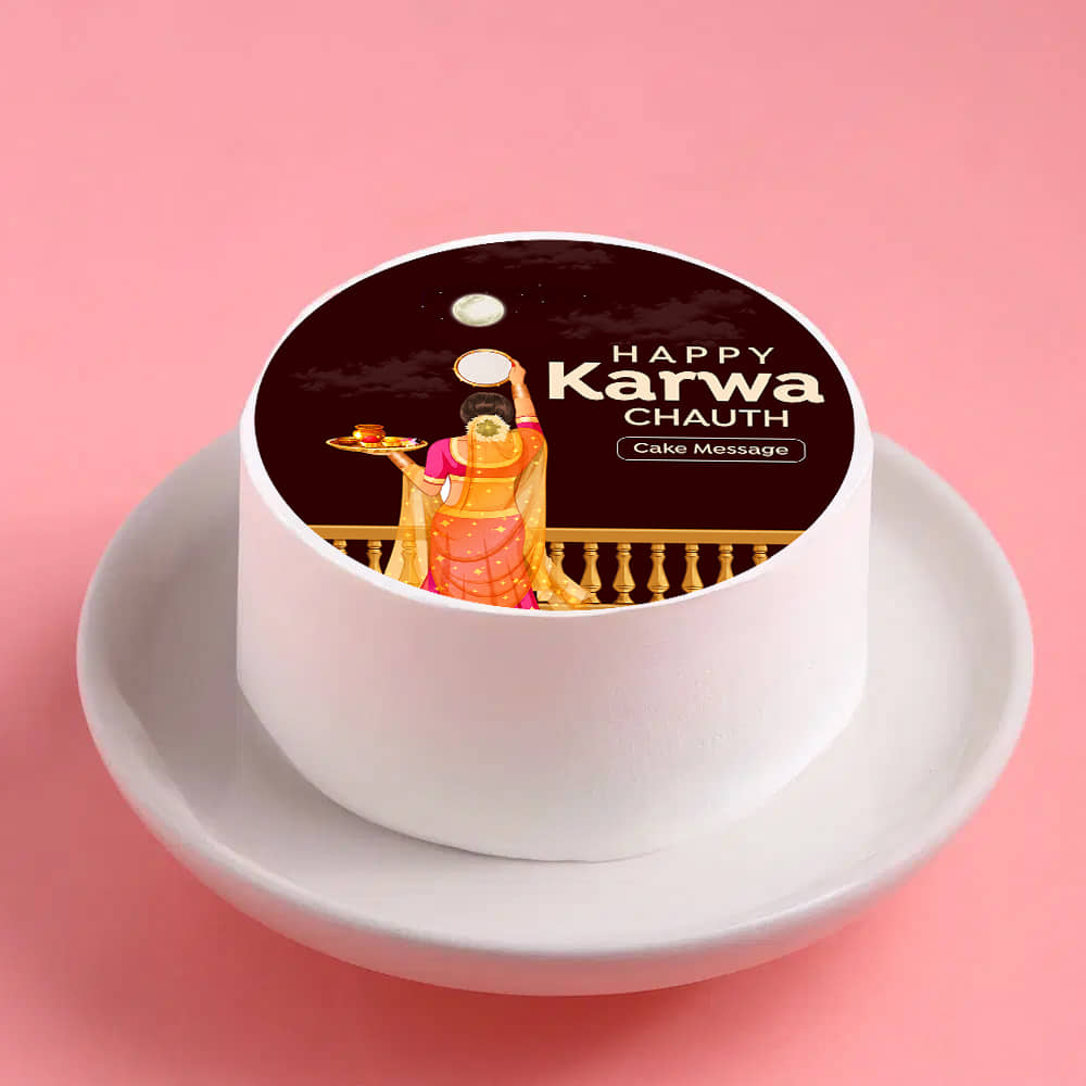 Happy Karwa Chauth Bento Cake