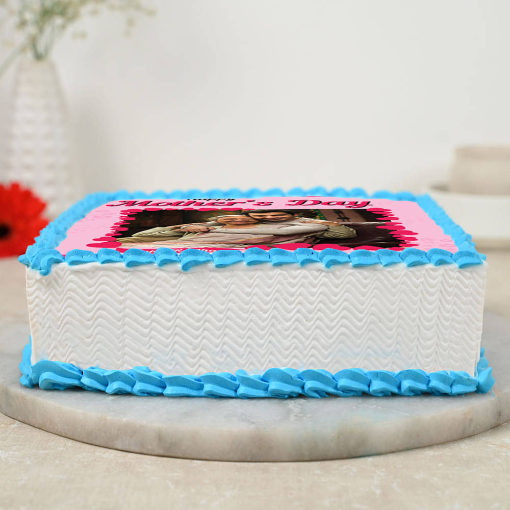 Happy Mothers Day Photo Cake