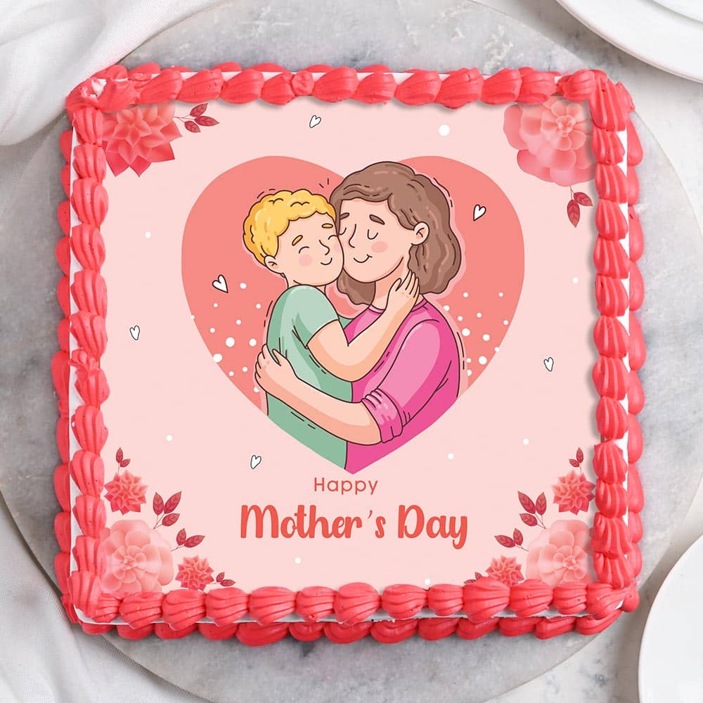 Happy Mothers Day Poster Cake