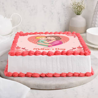 Happy Mothers Day Poster Cake
