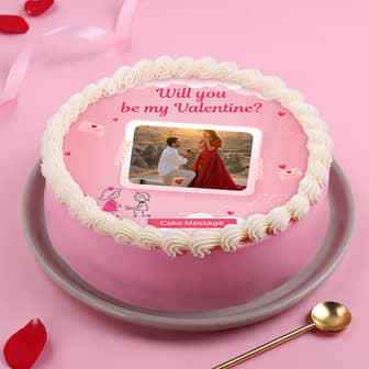 Happy Propose Day Photo Cake