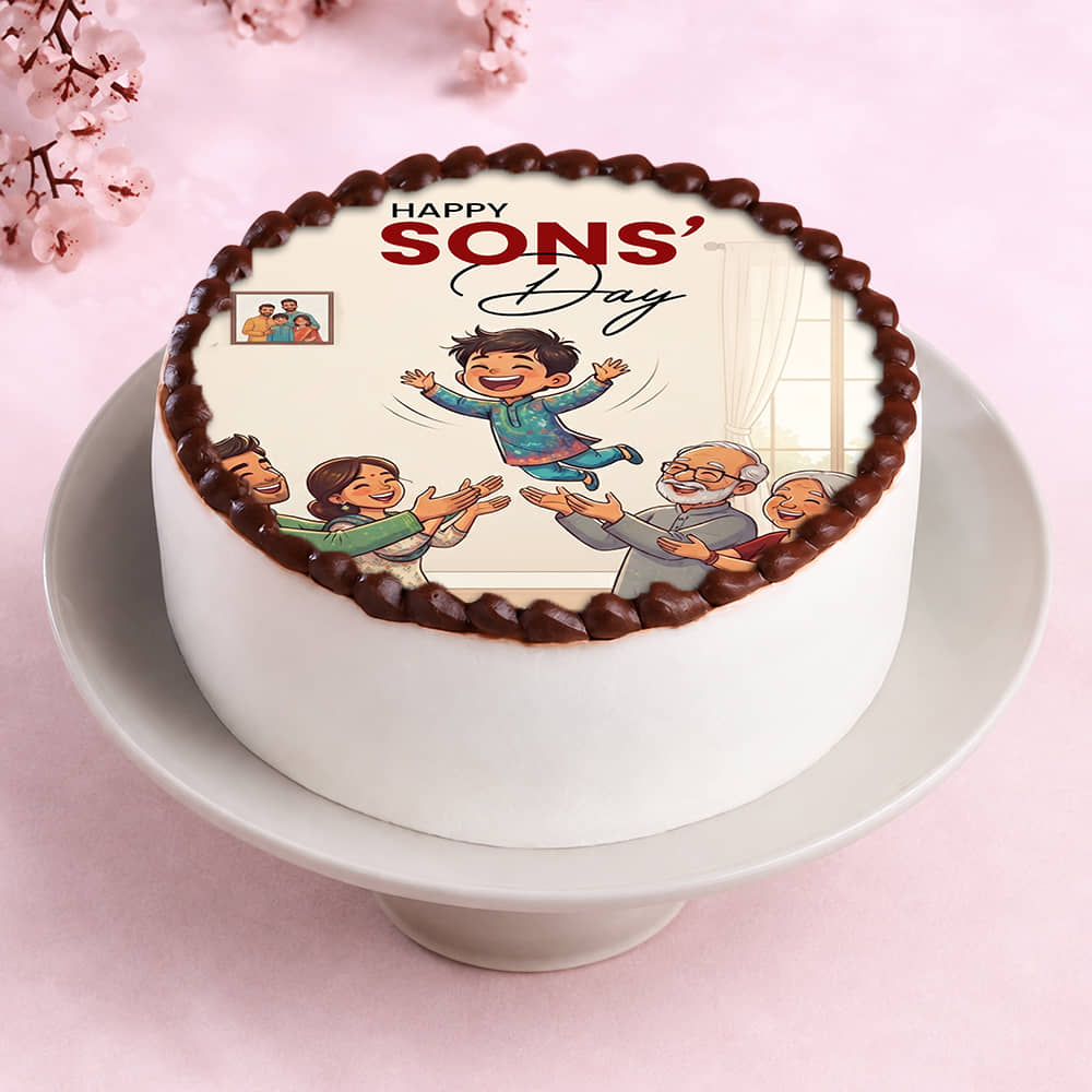 Happy Sons Day Cake Happy Sons Day Cake