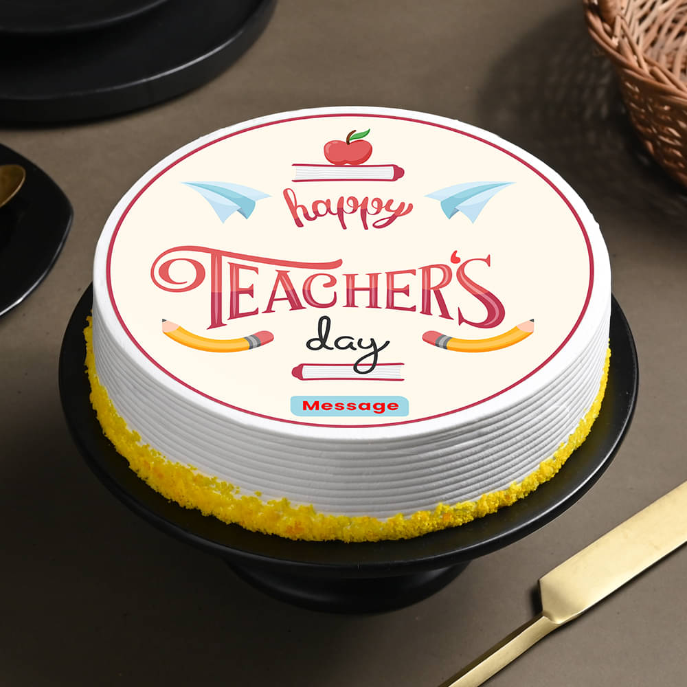 Happy Teachers Day Cake