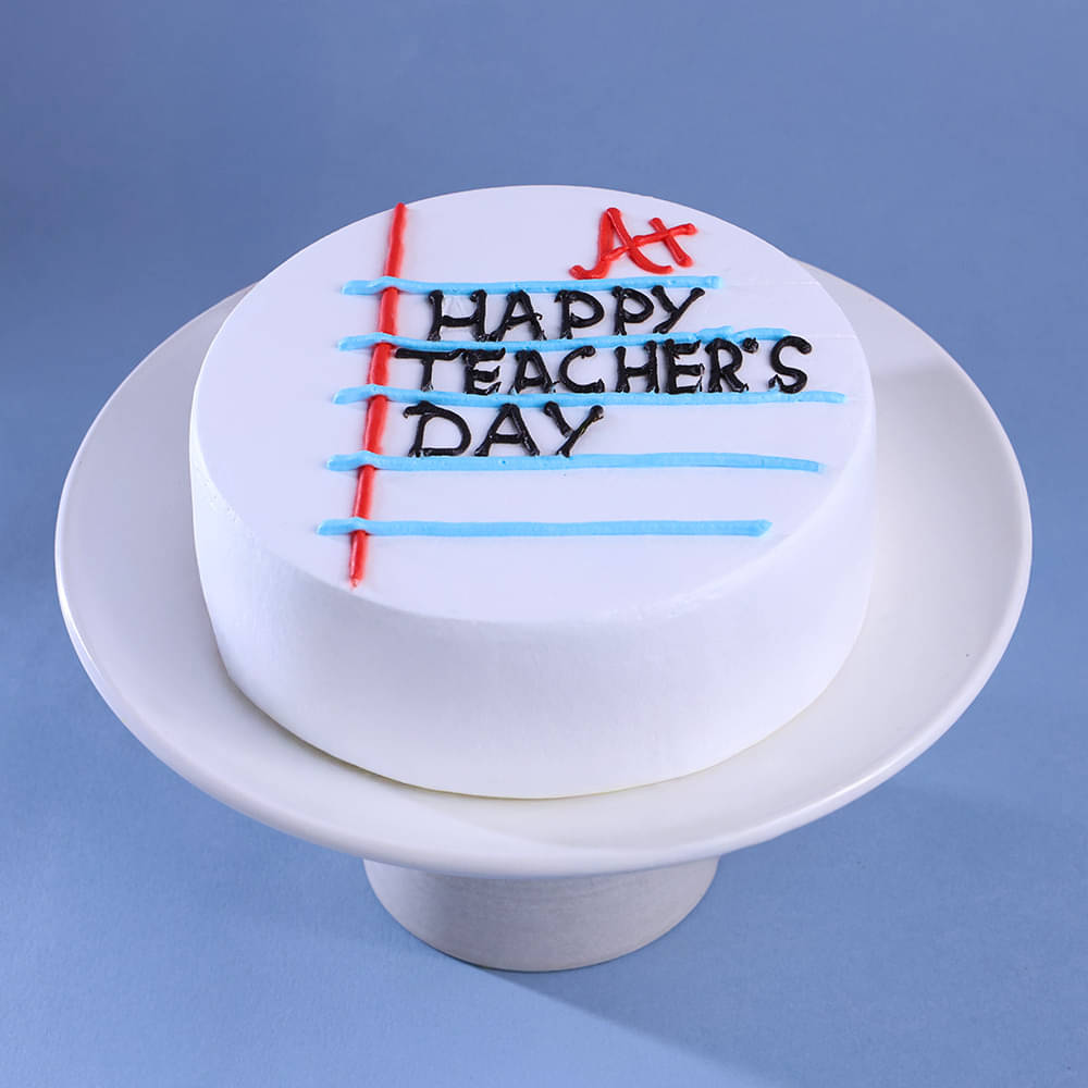 Happy Teachers Day Chocolate Cake