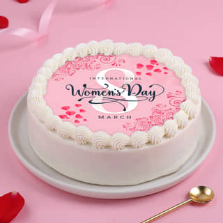Happy Womens Day Poster Cake