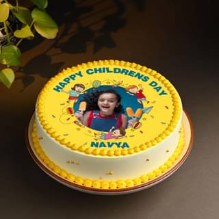 Happy Childrens Day Photo Cake