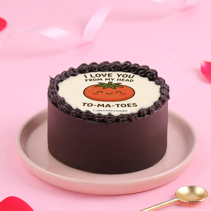 Head Over Heels In Love Bento Cake