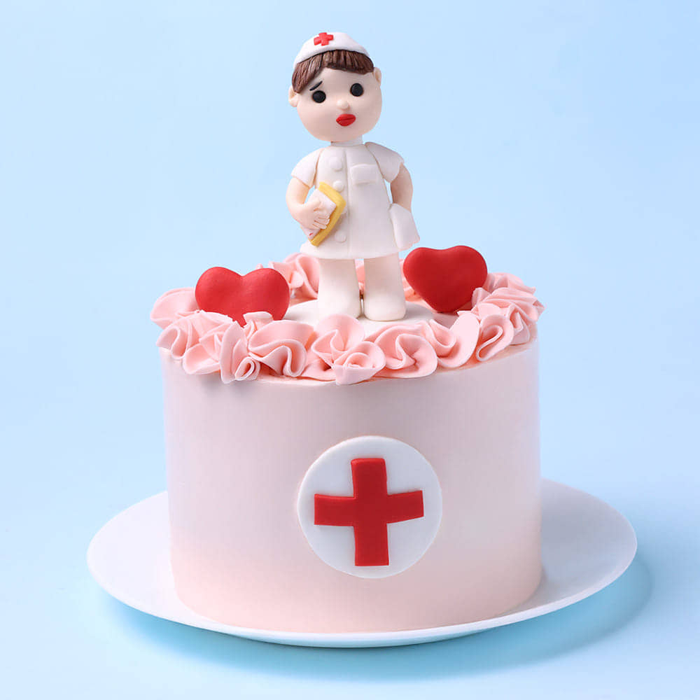 Healthy Heart Nurse Cake