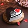 Heart-Shaped Choco Vanilla Cake