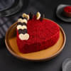 Heart Shaped Red Velvet Cake