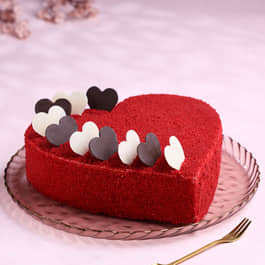 Red Velvet Heart Shape Cake Red Velvet Heart Shape Cake
