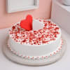 Crowned Hearts Vanilla Cake