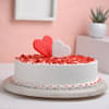 Crowned Hearts Vanilla Cake