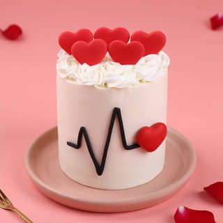 Heartbeat of Love Cake