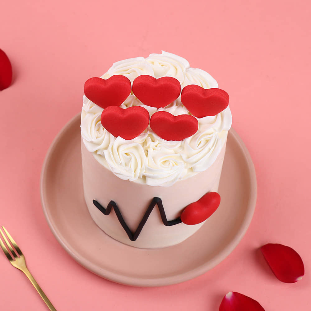 Heartbeat of Love Cake