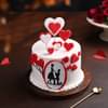 Sweetheart Propose Cake