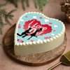 Heartfelt I Love You Photo Cake