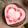 Heartfelt Rose Day Cake