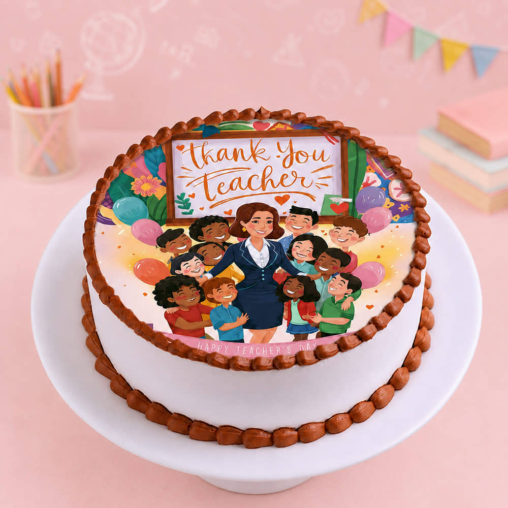 Heartfelt Teachers Day Cake