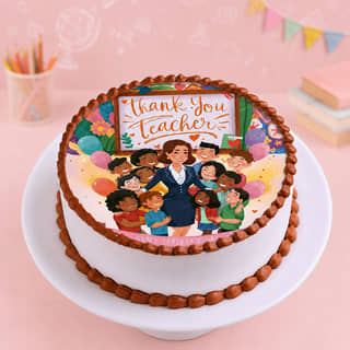Heartfelt Teachers Day Cake Heartfelt Teachers Day Cake