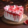 Hearts Aflutter Valentine Cake