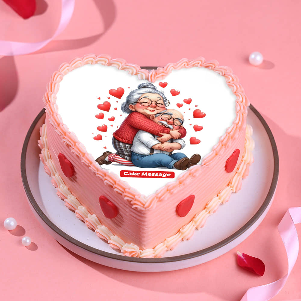 Hearts N Hugs Cake