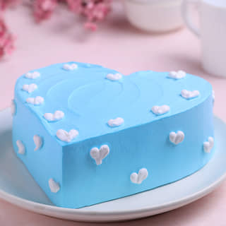 Top View Pastel Cream Cake