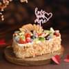 Hearty Fruits N Nuts Valentine Cake