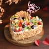 Hearty Fruits N Nuts Valentine Cake