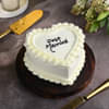 Hearty Just Married Cake